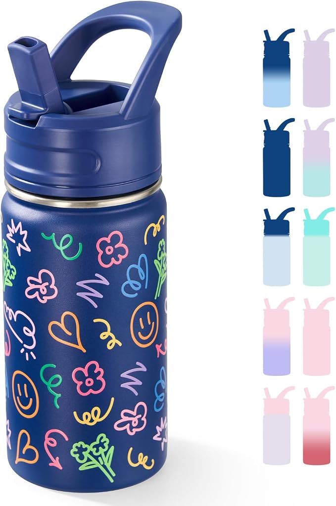 Fijinhom 12oz Water Bottle for School, Bottles by Fijinhom
