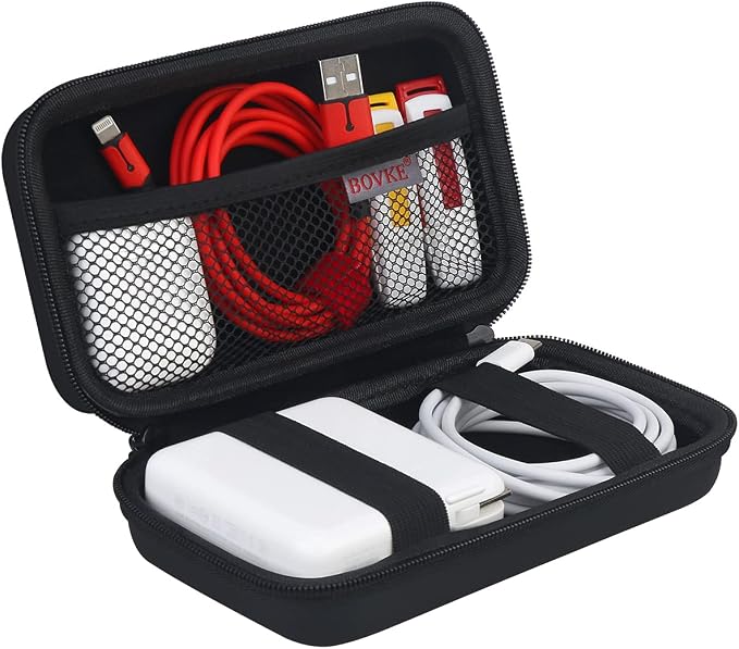BOVKE Travel Cable Organizer Bag Electronics Accessories Case Portable Travel by BOVKE