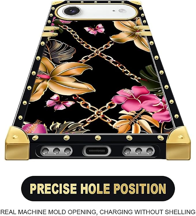 for iPhone 17 Air Case Luxury Golden Decoration - Image 5
