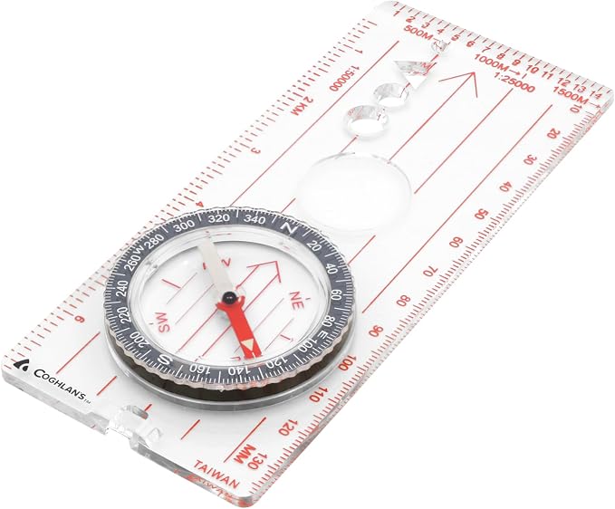 Coghlan’s Outdoor Compasses for Hiking, Survival & Orienteering – Map, - Image 2