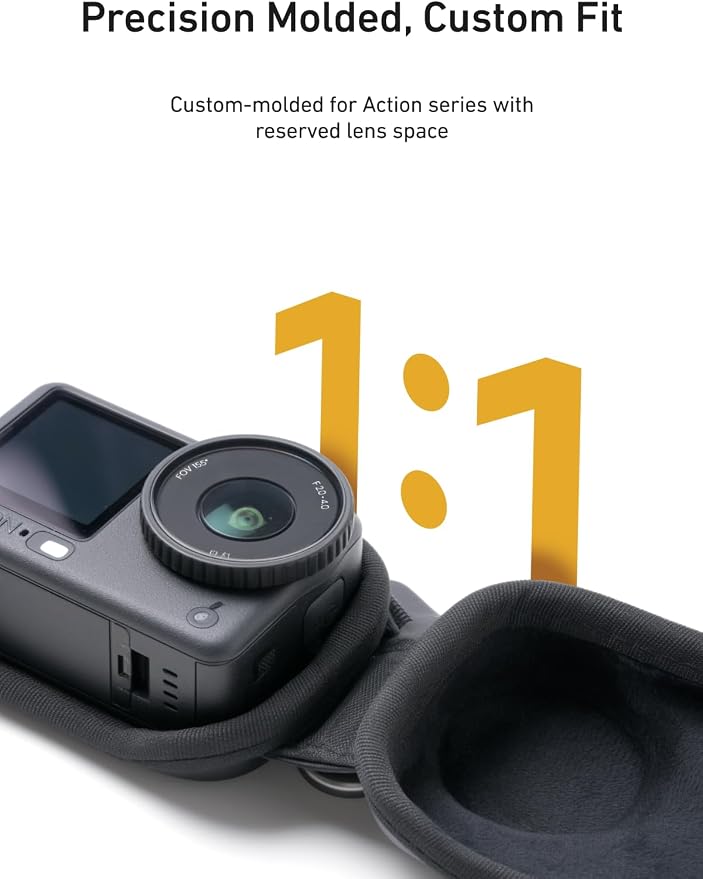 TELESIN Mini Carrying Case for DJI Osmo Action 6/5 Pro/4/3, Xtra Edge Pro/Edge - Image 6