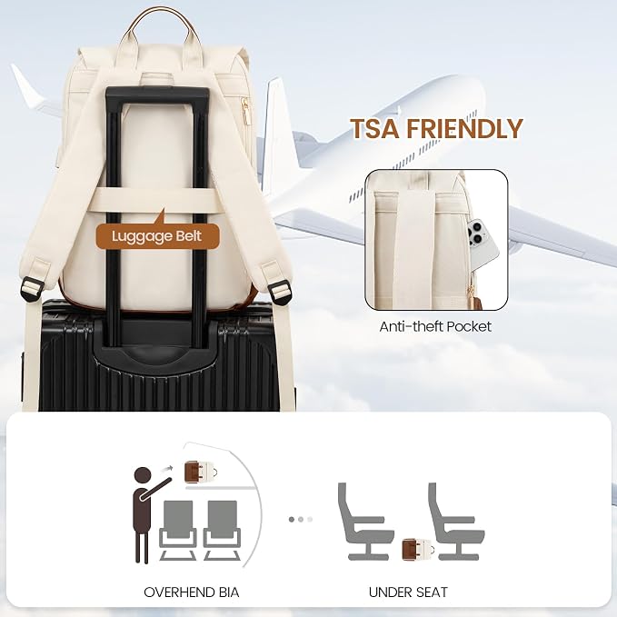 LOVEVOOK Travel Laptop Backpack Purse - Image 4