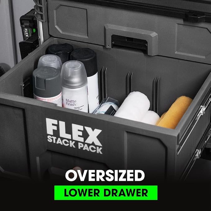 FLEX STACK PACK Storage System 2-Drawer Tool Box - Image 4