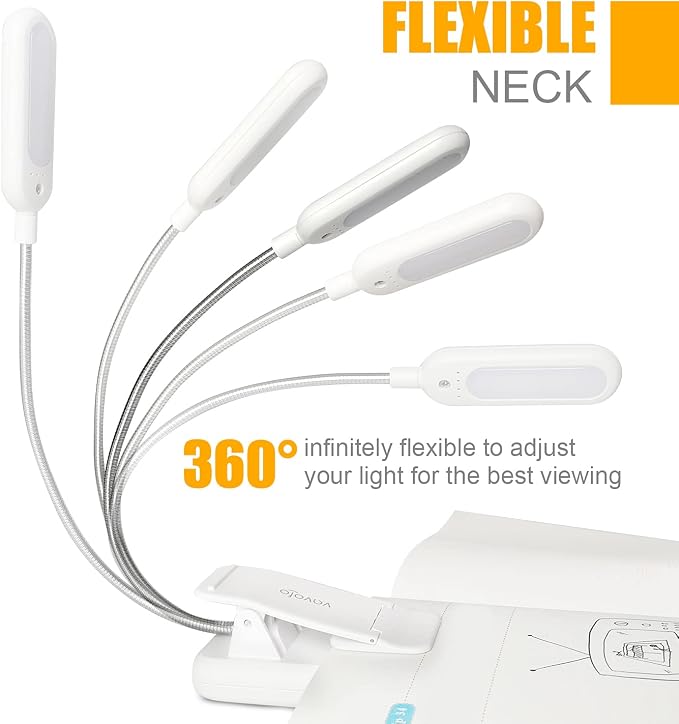 VAVOFO Clip On Book Light for Bed Kids, 7 LED Reading Light - Image 3