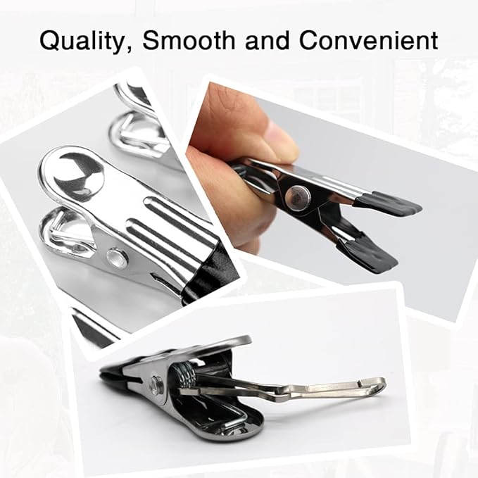 10PCS Small Clothes Pin with Hook - Image 4