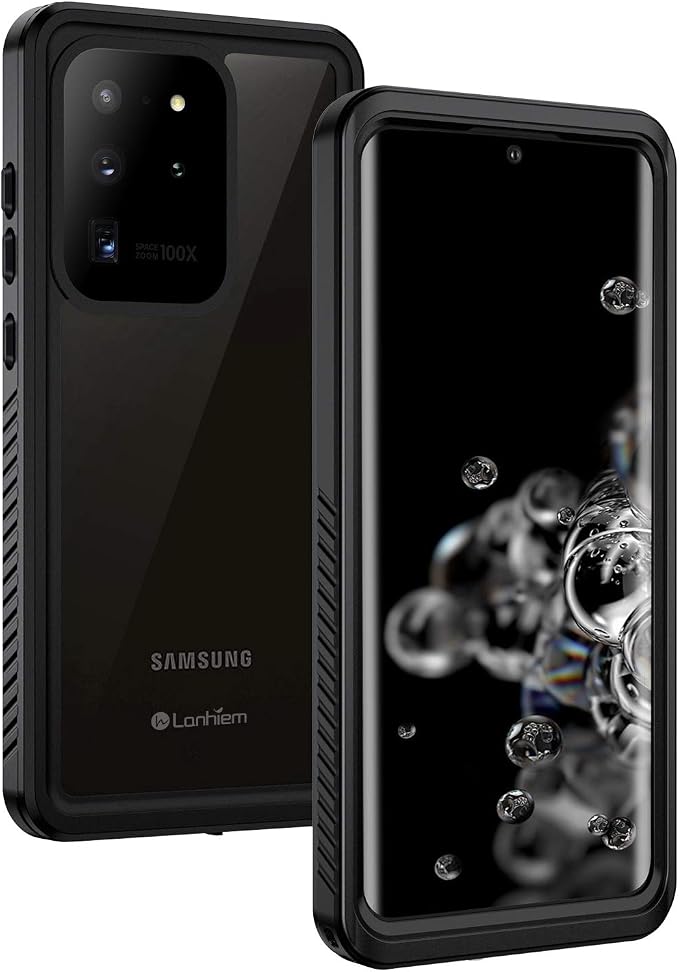 Lanhiem for Samsung Galaxy S20 Ultra Case, IP68 Waterproof Dustproof by LanhiemHome