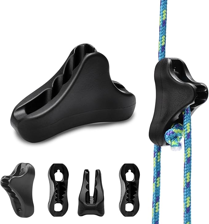 12Pack Rope Tensioner Ultralight Guyline Tensioners Adjuster Tent Rope by CooBigo