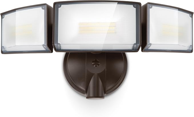 LUTEC 75W 8000 Lumen Floods Light Outdoor, Switch Controlled LED Security Lights by LUTEC