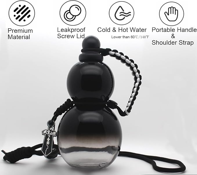 Jinberry 800ml/27oz Tritan Gourd Water Bottle - Image 3