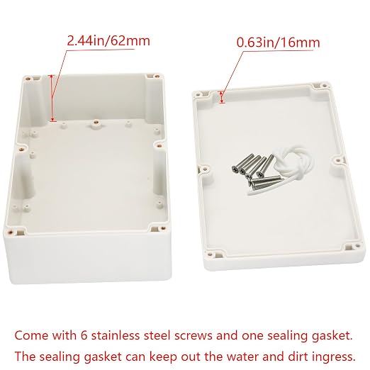 Project Box IP65 Waterproof Junction Box ABS Plastic Electrical Boxes DIY - Image 4