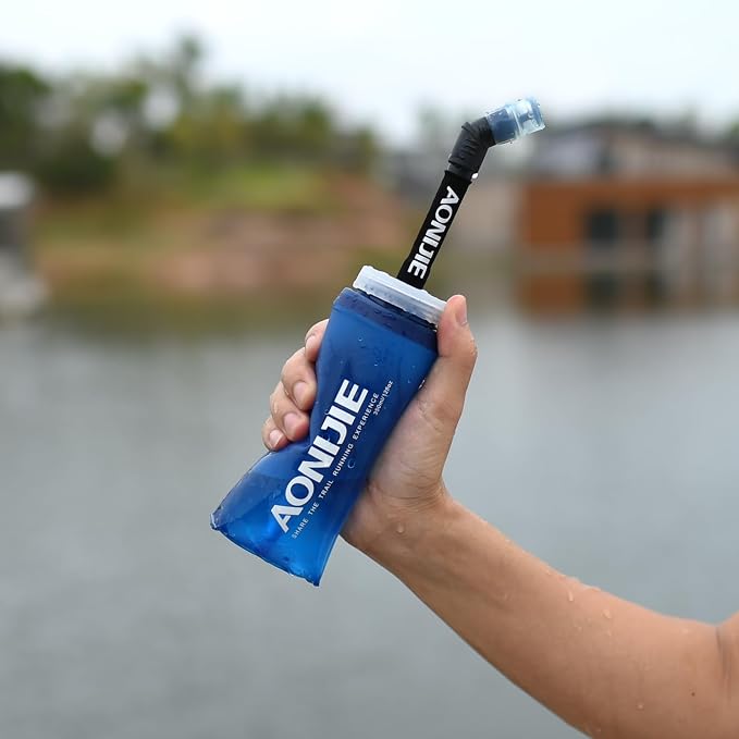 TRIWONDER TPU Soft Folding Water Bottles BPA-Free Collapsible Flask - Image 6