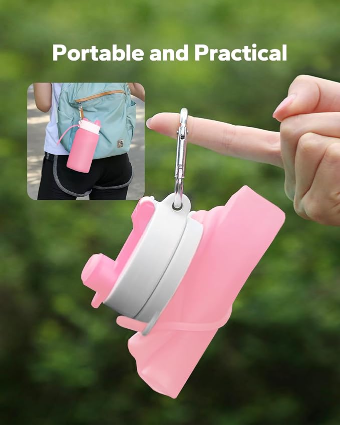 Collapsible Water Bottle, Portable Folding Bottle & Water Bottle - Image 4
