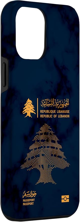 Lebanon, Lebanon Passport, Lebanon Flag, Lebanon map. Case - Image 3