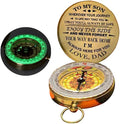 Luminous Compass Dad to Son Enjoy The Ride Compass Camping Outdoor Hiking by Unknown