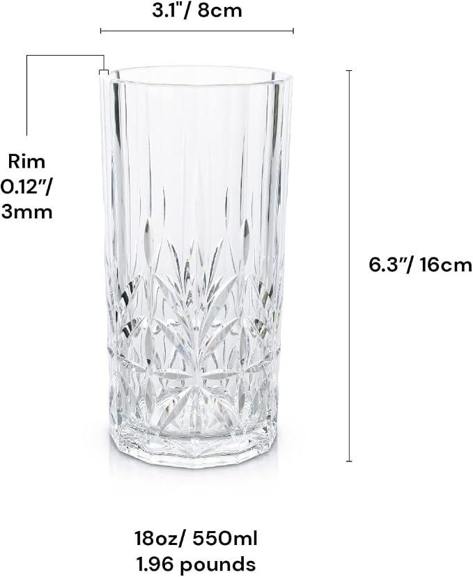 BELLAFORTE Shatterproof Tritan Tall Tumbler, 18oz - Image 7