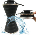 Collapsible Water Bottle, Camping Cup by SEMETOR