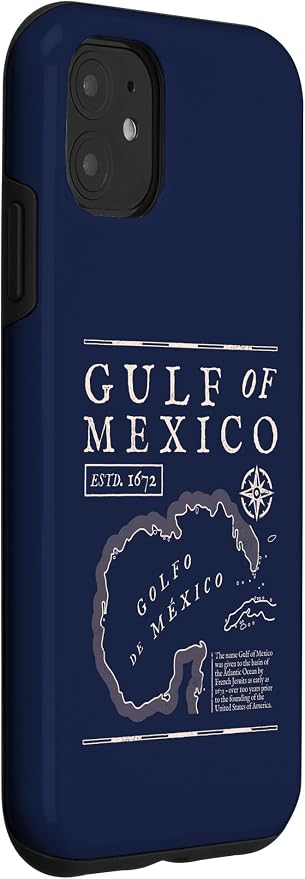Gulf of Mexico 1672 Historic Map Case - Image 3