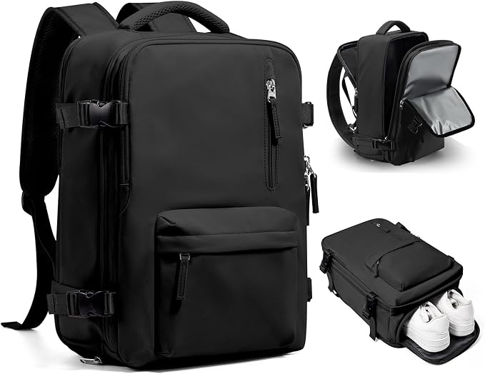 WONHOX Large Travel Backpack Carry on Flight Approved Laptop Work Business by WONHOX