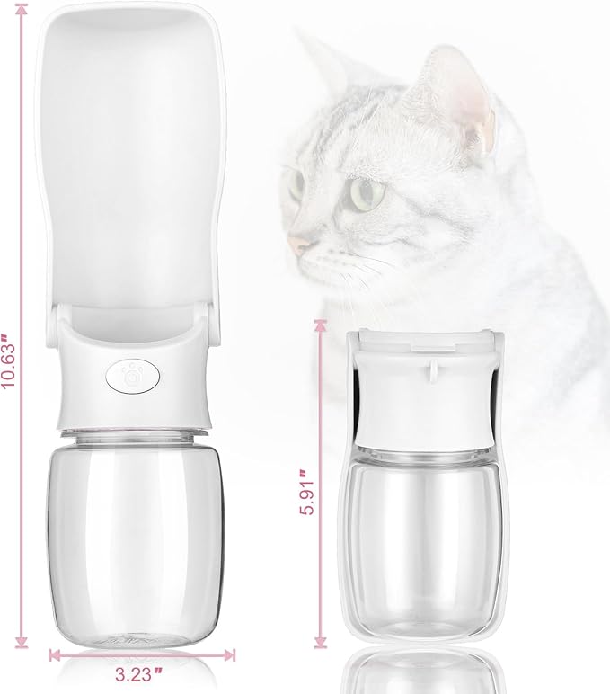 Portable Dog Water Bottle, Foldable Dog Water Bottle Leak Proof Dispenser - Image 3