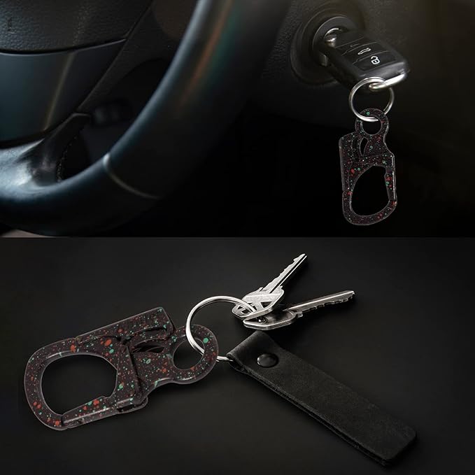 Ahiller Carabiner Clip, Double Anti-Misopening Locking Design, Key Ring Clip - Image 6