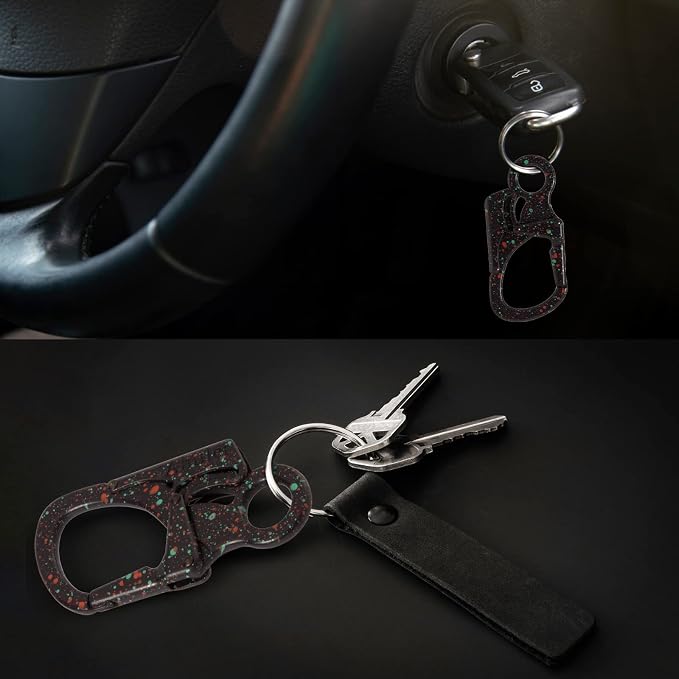 Ahiller Carabiner Clip, Double Anti-Misopening Locking Design, Key Ring Clip - Image 6