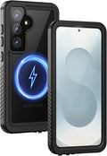 Lanhiem Magnetic for Samsung Galaxy S25+ Plus Phone Case, IP68 Waterproof by LanhiemHome