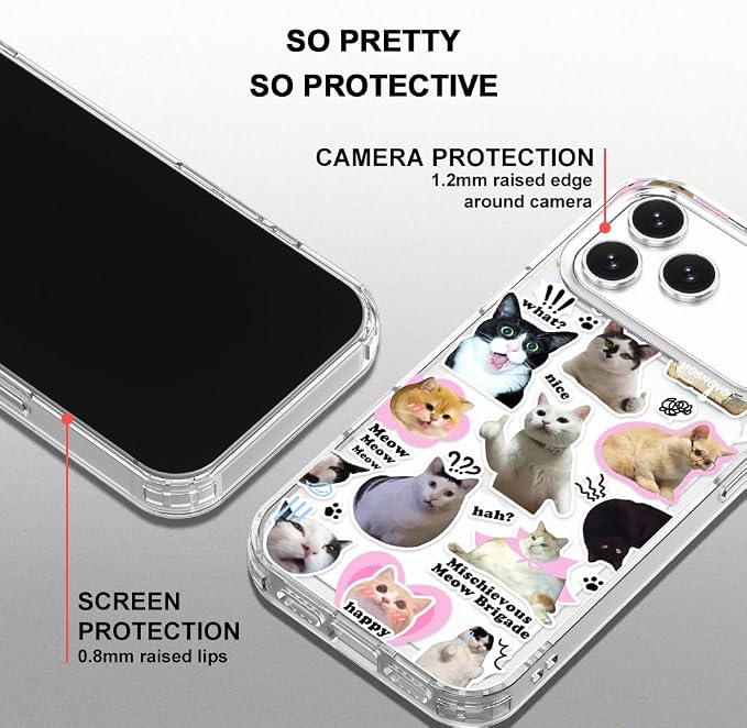MOSNOVO for iPhone 17 Pro Max Case | Military Grade 6.6ft Drop Tested | Camera - Image 4