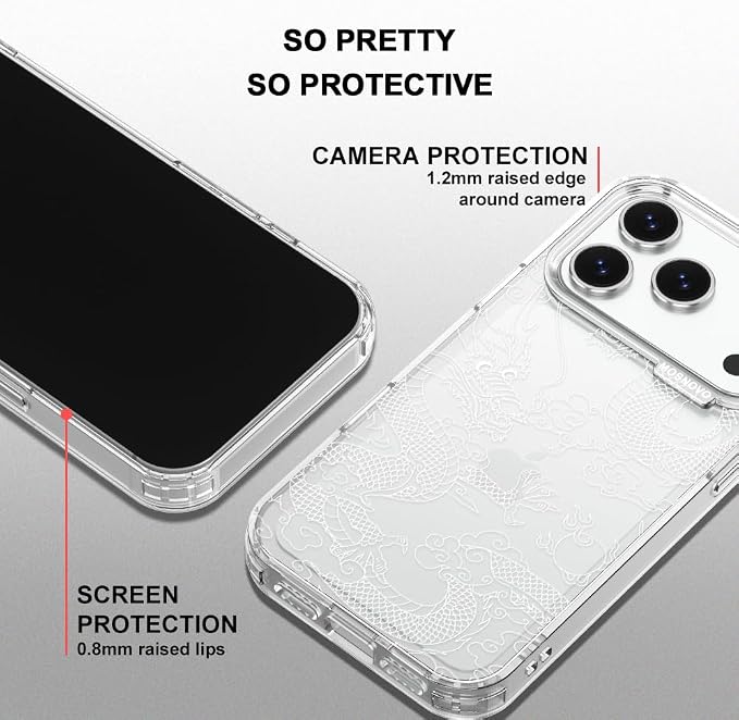 MOSNOVO for iPhone 17 Pro Case | Military Grade 6.6ft Drop Tested | Camera - Image 4