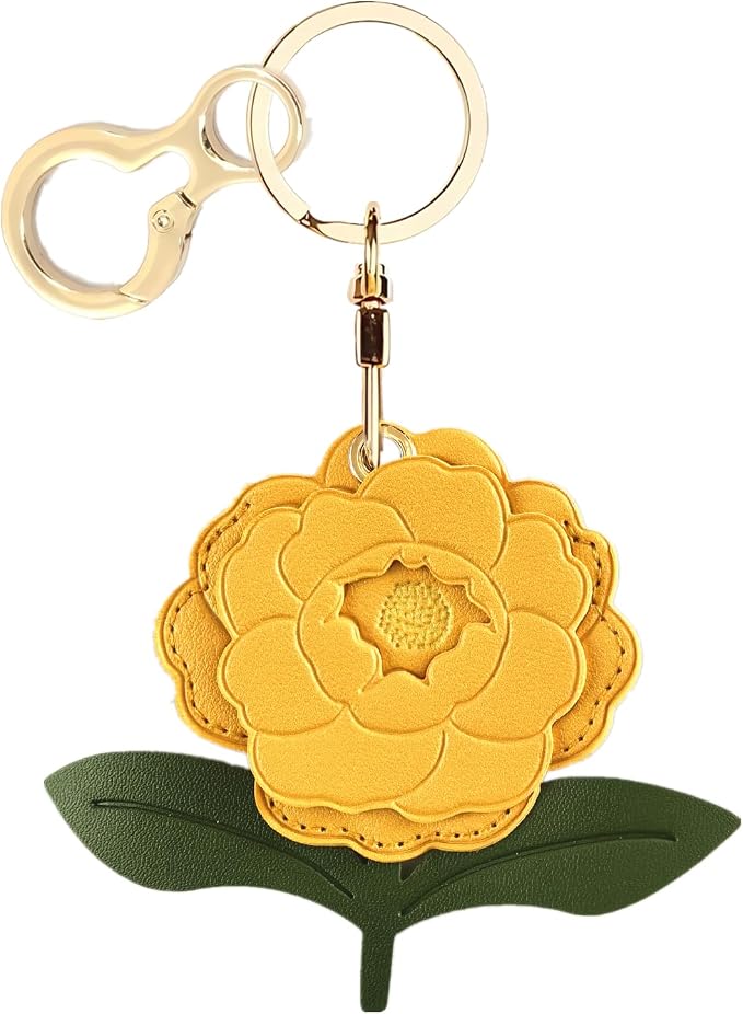 BORKUANA Leather Keychain Holder Case Compatible by BORKUANA