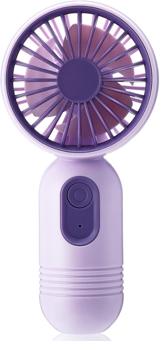 Rossesay 1 Pcs Mini Portable Fan Bulk Cute Handheld Lightweight Small Little by Rossesay