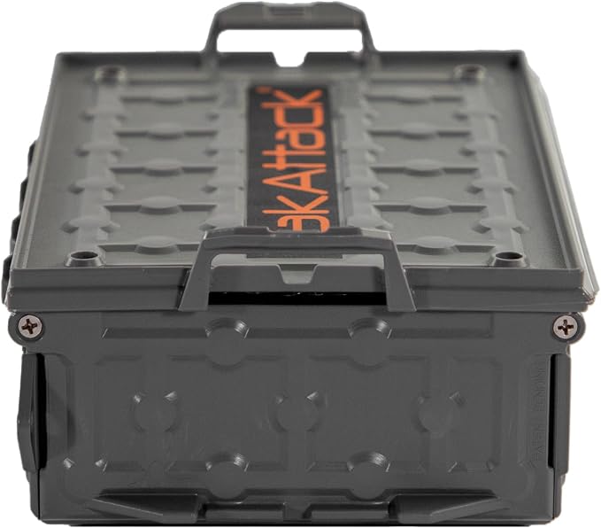 YakAttack TracPak Stackable Storage Box – Battleship Grey | Kayak Fishing Gear - Image 3