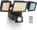 LED Security Lights Motion Sensor, 36W 3000LM Flood Lights Outdoor Motion Sensor by ALUSSO