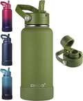 CIVAGO 32 oz Insulated Stainless Steel Water Bottle by CIVAGO