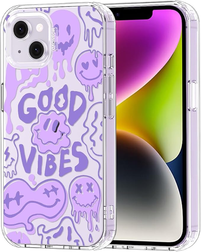 MOSNOVO for iPhone 13/14 Case | Military Grade 6.6ft Drop Tested | Clear by Mosnovo