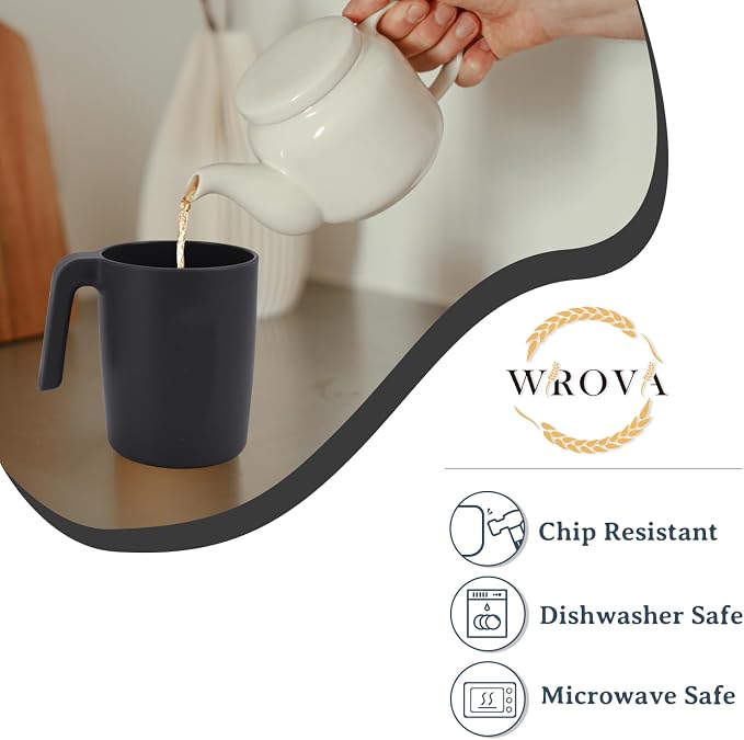 Wrova 16oz Wheat Straw Cups - Image 3
