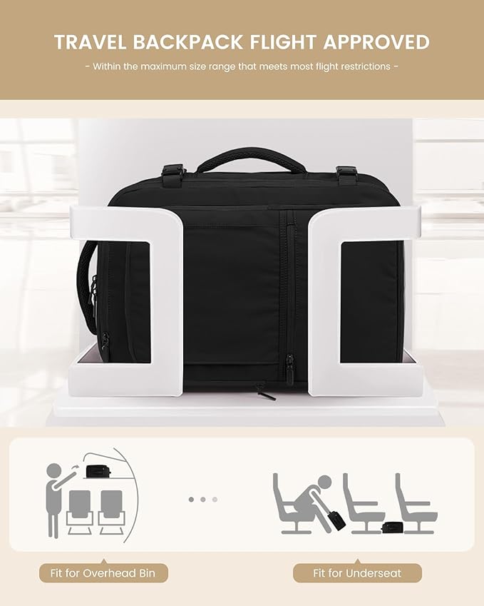 LOVEVOOK Travel Backpack for Women & Men, 50L Large Carry On Backpack Airline - Image 5