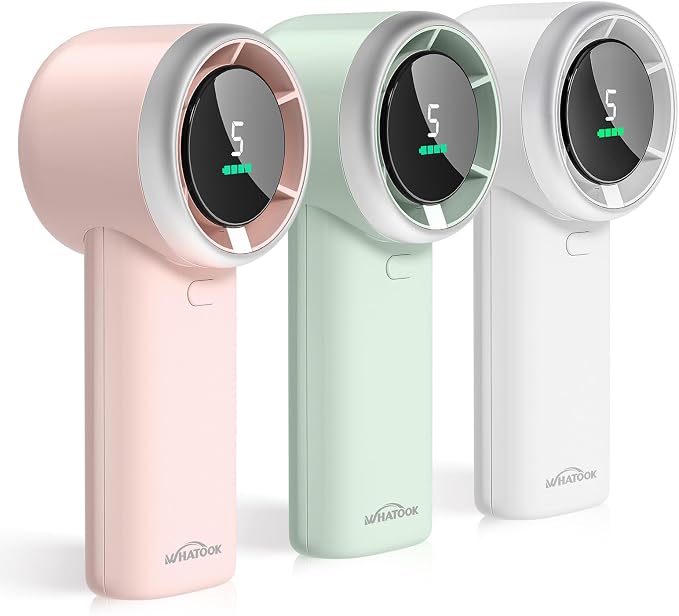 WHATOOK Portable Handheld Mini Fan: High Speed Cooling Fan, 10 Hours Battery - Image 7