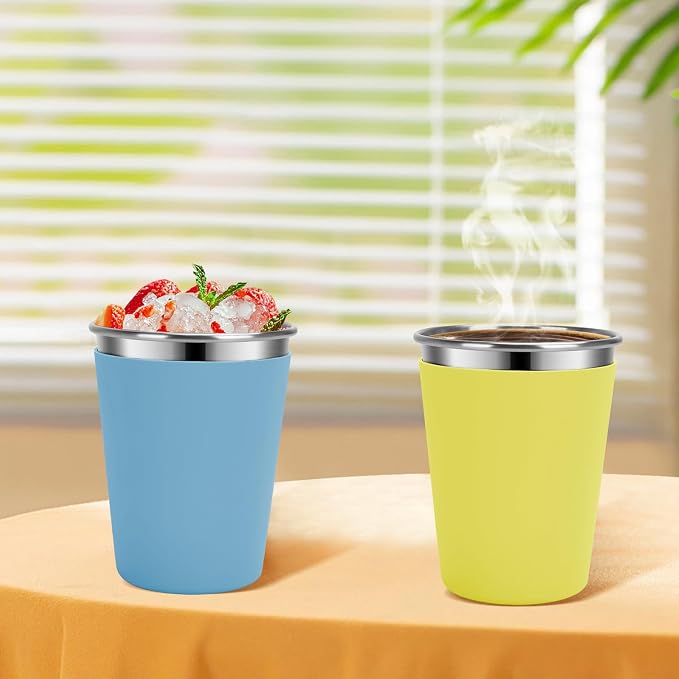 Kids Cups with Straws and Lids Leak Proof, 12oz Sippy Cups - Image 6