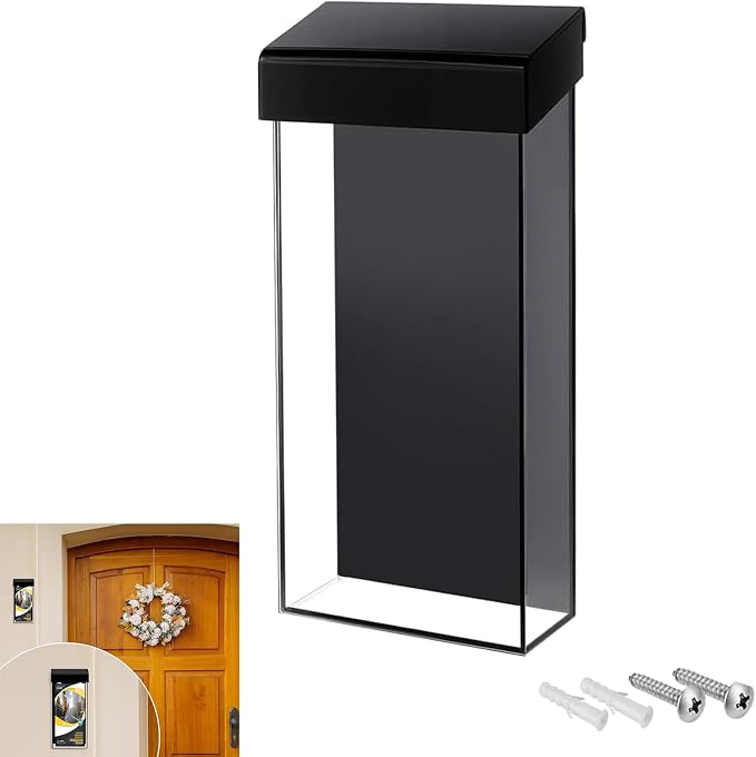 Outdoor Brochure Holder, Pamphlet Holder Wall Mount Waterproof, 4x9 Inch by Unknown