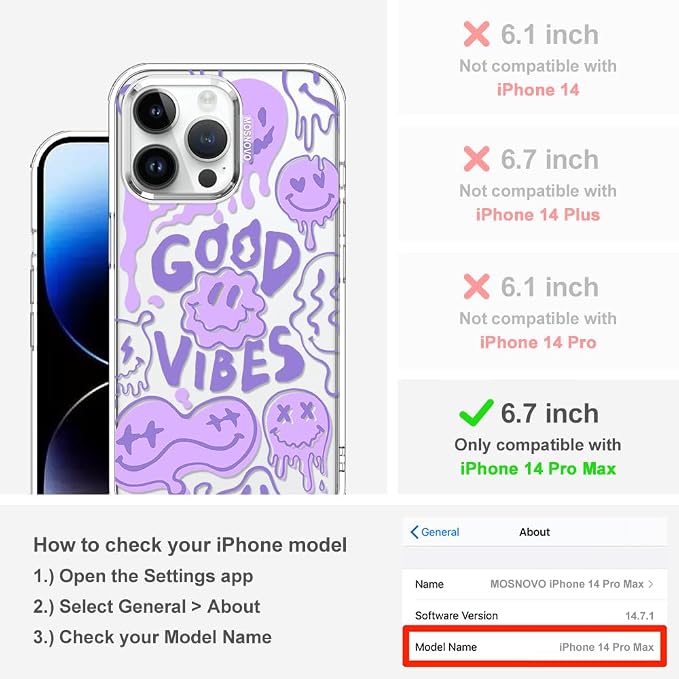 MOSNOVO Case for iPhone 14 Pro Max - Image 2