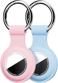 Linsaner Holder for AirTag 2nd Gen & 1st Gen, Silicone Case Keychain Key Ring by Linsaner