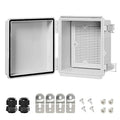 LeMotech Electrical Box, IP67 Waterproof Hinged Cover Stainless Steel Latch by LeMotech
