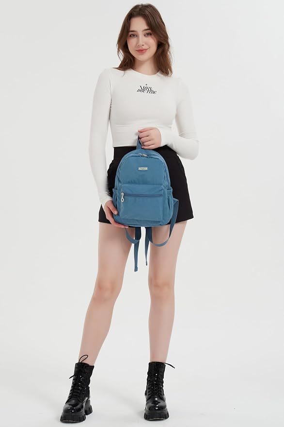 AOTIAN Mini Lightweight 11.8 Inch Backpack Durable Travel Hiking Women and - Image 9