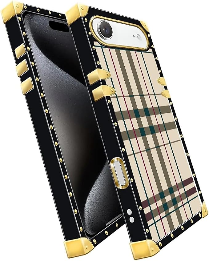 for iPhone 17 Air Case Luxury Golden Decoration - Image 3