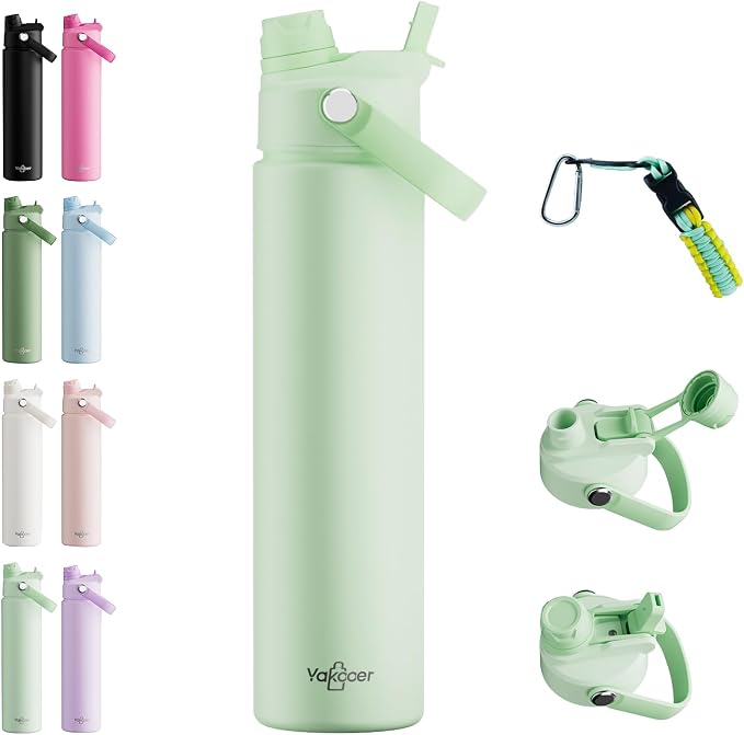 26oz Insulated Water Bottle by Yakooer