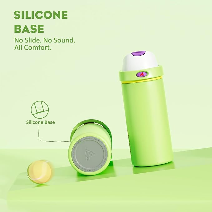 POWCAN 18 oz Insulated Water Bottle: 2-in-1 Push-Button Spout & Quick-Flip Straw - Image 6