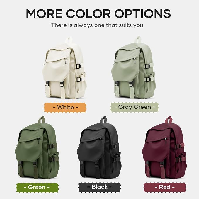 coowoz Lightweight School Bag Casual Daypack College Laptop Backpack - Image 6