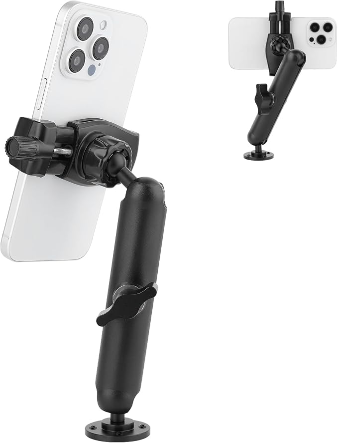 Mippko Wall Mount Phone Holder for Truck/Car/Boat/Wall/Desk, Compatible by Mippko