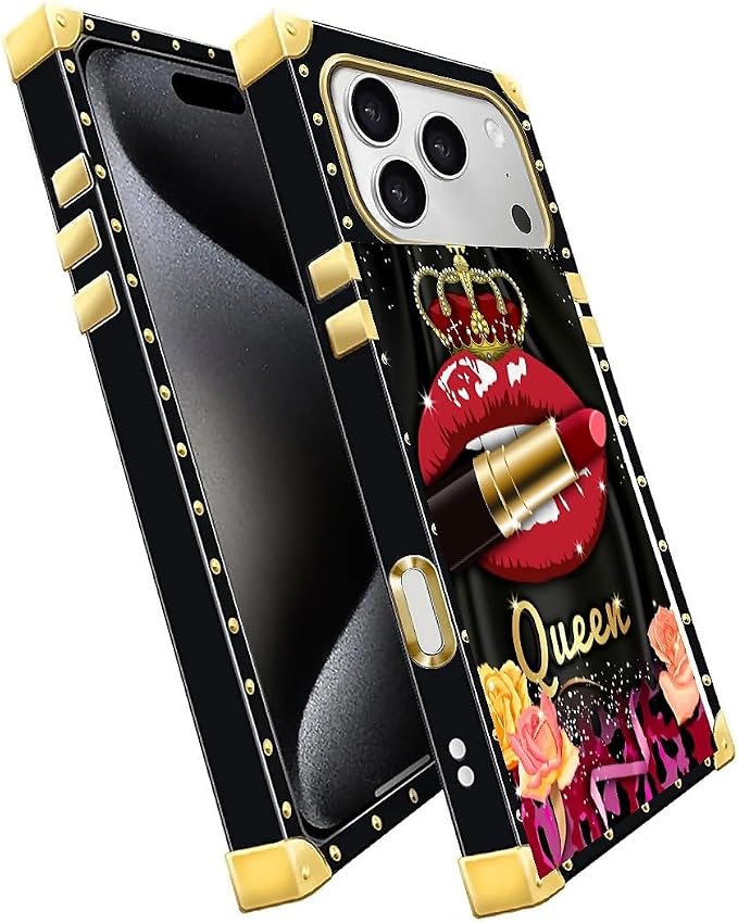 for iPhone 17 Pro Max Case Luxury Golden Decoration - Image 3