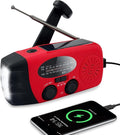 Emergency Hand Crank Weather Radio, AM/FM NOAA Portable Solar Radio by Puyinii